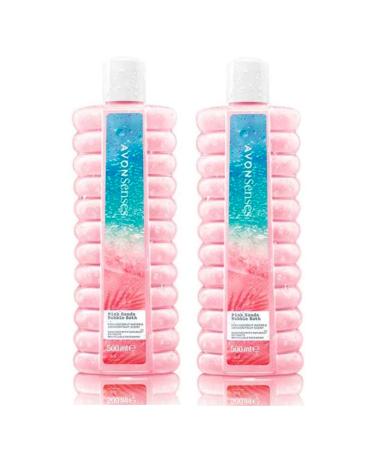 Avon Bubble Bath | Senses Pink Sands Bubble Bath - 500ml - Pack of 2