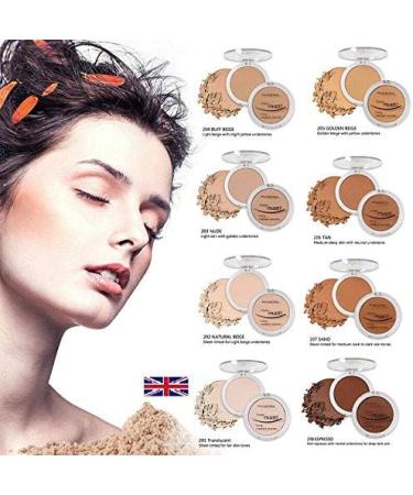 AQUAPURITY PHOERA Sheer Matte Fixing Powder Makeup Base - Long Lasting Compact Pressed Powder with Vitamin E Beauty Blender - Buy Online on SooperMarket.com