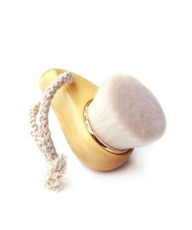 Facial Cleanser Brush with Wood Handle - Soft Bristle Face Care Tool for Men & Women | Gentle Cleansing & Skincare - Buy Online on SooperMarket.com