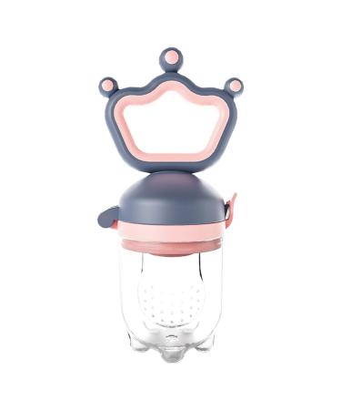 Baby-fruit feed pacifier teeth pacifier food feeder pacifier |Food-pacifier silicone bag fruit bite toy for babies baby fruit bite rings for feeding Neamou blue