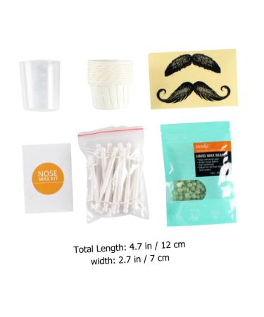 Hair Removal Wax Kit - Nose Hair Removal Wax Beans & Multipurpose Cleaning Set for Smooth Skin - Buy Online on SooperMarket.com