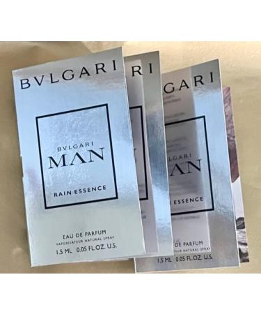 BVLGARI Man Rain Essence EDP Lot of 3 Mini Spray Sample Vials each 0.05 fl oz/1.5 ml each - Buy Online on SooperMarket.com