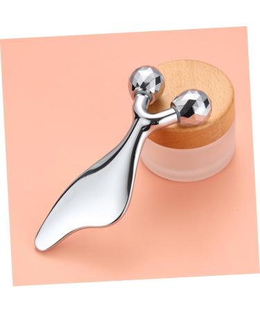 Beavorty 2pcs Dolphin Scraping Board Tools Walker Face Massage Roller Eye Manual Roller for Lady Facial Rollers Face Roller Facial Massaging Tool Stainless Steel Woman Double Head Massager 11.40X4.70X3.00CMx2pcs Silverx2pcs - Buy Online on SooperMarket.com