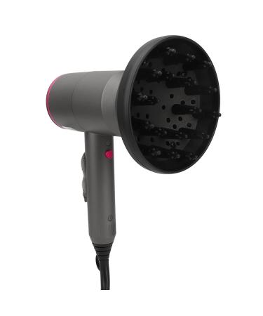 FILFEEL Powerful Professional Ionic Hair Dryer with Fast Drying 1800W 3 Heat/2 Speed Low Noise Black. Travel Size for Salon Home & Travel (US Plug 100 240V 110V)