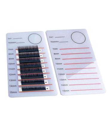 Shenrongtong tray for eyelash extensions 2D eyelash extension tablet |Eyeline extension palette glass palette false eyelash tray stripe adhesive adhesive holder for eyelash extensions