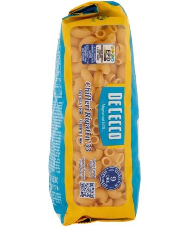 De Cecco Chiferi Rigate Pasta N33 500g - Pack of 3 - Buy Online on SooperMarket.com