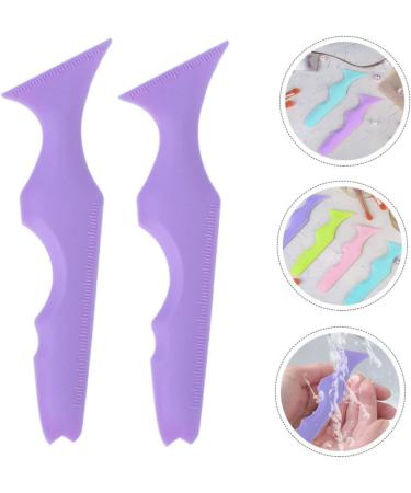 Angoily 4 Pcs Silicone Beauty Ruler Eyeliner Eyeshadow Applicator Guide Makeup Guide Stencils - Buy Online on SooperMarket.com