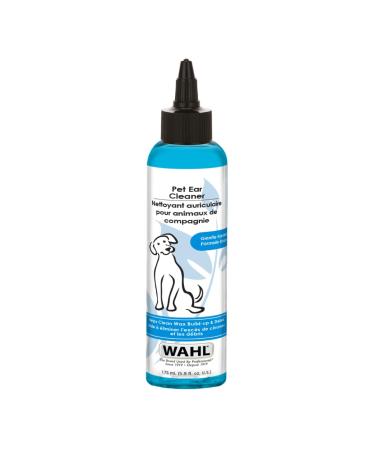 Wahl Canada Pet Ear Cleaner Gently Clean Away Wax Build up and troublesome Debris from Your pet's Ear 175 ml - Model 58295