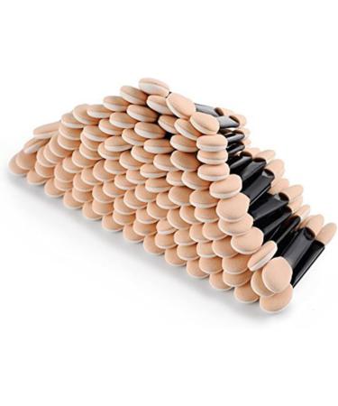 PLAFOPE 50pcs Eye Shadow Applicator Make Eye Shadow Brush Women Eye Brush Sponge Double Ended Makeup Brush - Buy Online on SooperMarket.com