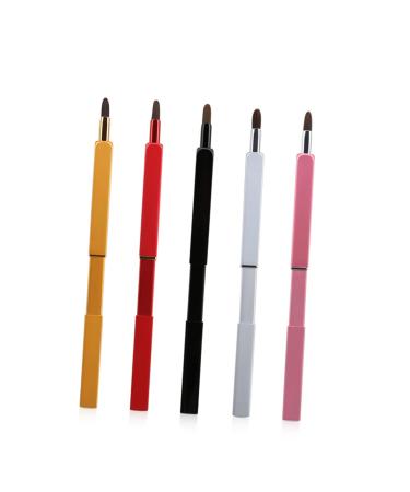 Didiseaon Travel Lip Brush Cosmetics Lip Brush Retractable Lip Brush Lip Brush Applicator Lipstick Brush Lipstick Applicator Makeup Lip Brush Makeup Brush Tool Red Earth Tones 9.3*1cm Red