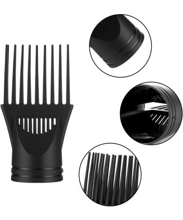 2 Pcs Hair Dryer Diffuser Comb Attachment Nozzles - Black - Buy Online on SooperMarket.com