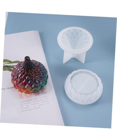 STOBOK 2pcs Box Storage Box Mold Silicone Molds Diy Silicone Mold Epoxy Diy Supplies Water Drop Storage Jar - Buy Online on SooperMarket.com