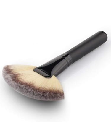 1Pc Large Fan Makeup Brush - Versatile Brush for Contour Concealer Blush and Eyeshadow | International Shipping - Buy Online on SooperMarket.com