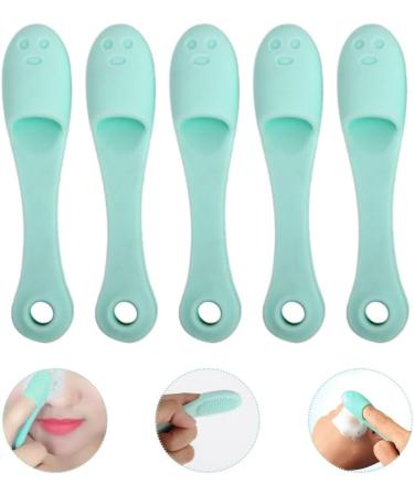 Silicone Nose Brush & Face Scrubber - Blackhead Remover Exfoliator Tool (5PCS) | Best Pore Cleansing & Skin Care Solutions - Buy Online on SooperMarket.com