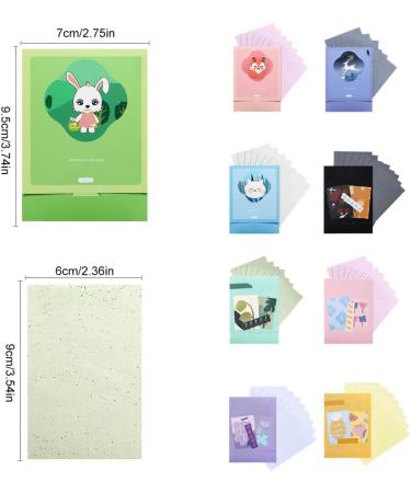 Dajidafu 1 Box Oil Control Papers Beauty Makeup Tools Refreshing Facial Deep Cleaning Supply Natural Face Blotting Sheets Matting Wipes Type4 - Buy Online on SooperMarket.com