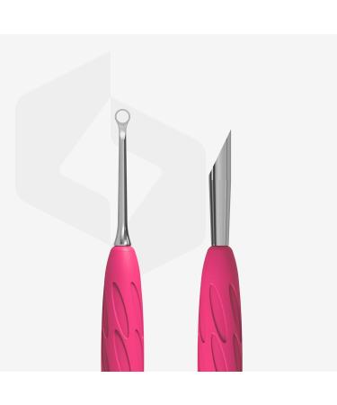 STALEKS PRO Cuticle Pusher - Rubber Silicone Handle & Stainless Steel | Natury Nails UNIQ 11/2 - International Shipping Available - Buy Online on SooperMarket.com