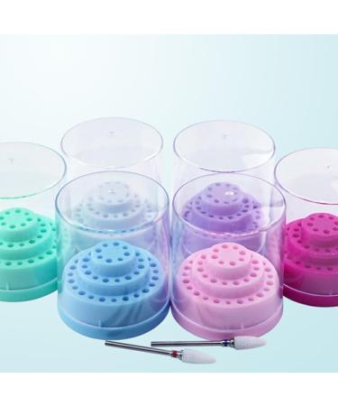 Dajidafu Safe And Hygienic Nail Drill Grinding Bit Holder Box For Clean And Sanitary PP 48 Holes Nail Drill Bits Holder Easy green - Buy Online on SooperMarket.com