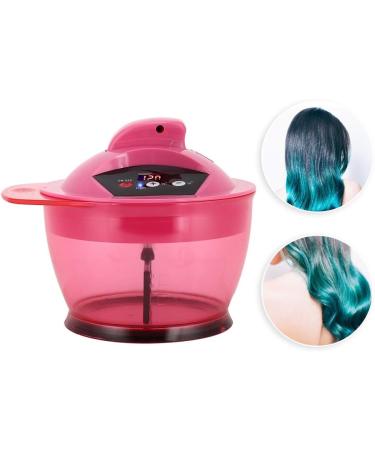Electric Hair Coloring Bowl - Rose Red Dye Mixer for Salon-Quality Results - Buy Online on SooperMarket.com
