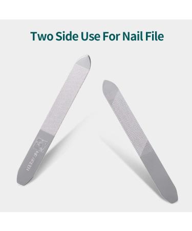 Premium 4PC Manicure Set for Men - Stainless Steel Nail Clippers & Leather Case - Perfect Gift - Buy Online on SooperMarket.com