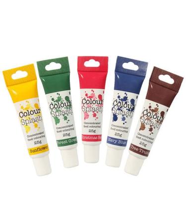 Christmas Food Colouring Gel Set - 5 Pack