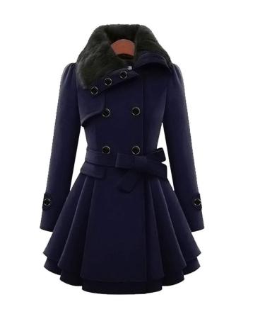 Rytejfes women long without hood outdoor teddy tinge jacket transition coat quilted coat winter coat transition plush jacket jacket short coat sweat jacket winter jacket fleece jacket