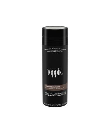 TOPPIK Hair Building Fibers for Instantly Fuller Hair (MEDIUM BROWN) 55 g Fill In Fine or Thinning Hair Instantly Thicker Looking Hair Multiple Shades for Men & Women