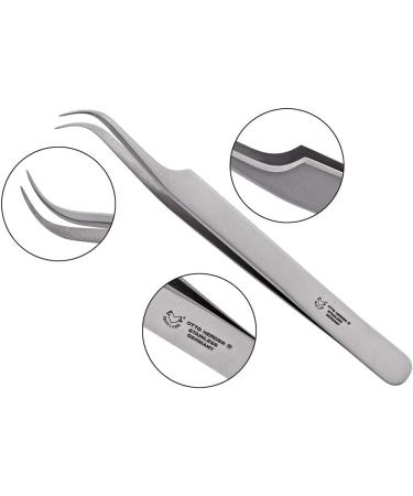Otto Herder Teck Zucket - Premium Curved Stainless Steel Tweezers for Ticks & Splinters in Dogs & Cats | 11.5 cm | International Shipping Available - Buy Online on SooperMarket.com
