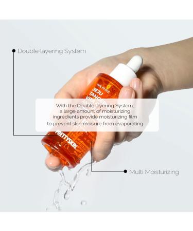 PS.PRETTYSKIN Jeju Tangerine Vitamin C Ampoule 52ml | Hydrating & Soothing Korean Skincare with Panthenol Adenosine & Niacinamide - International Shipping - Buy Online on SooperMarket.com