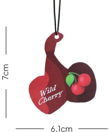 12Pcs Natural Cherry Scented Car Air Fresheners - Long Lasting Smell for Men & Women | Vent Clips Bulk Pack - Automotive Car Freshener Perfume - Buy Online on SooperMarket.com