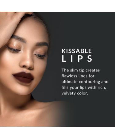 Flori Roberts Luxury Lip Pencil - Retractable Lip Liner for Women of Color | Vibrant Intense Berry Makeup - Buy Online on SooperMarket.com