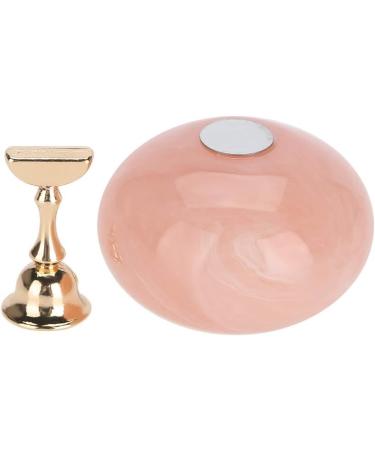 Nail Enhancement Display Exercise Stand Magnetic Nail Clip Exercise Display Stand Acrylic Crystal Clip Alloy False Nail Tip Salon DIY Nail Enhancement Tool(pink) - Buy Online on SooperMarket.com