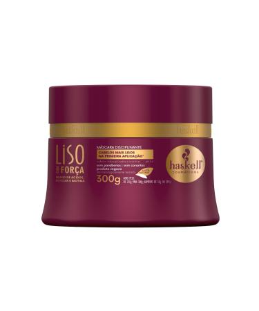 Haskell - Linha Liso com Forca - Mascara Disciplinante Cabelos Mais Lisos na Primeira Aplicacao 300 Gr - (Straight with Force Collection - First Use Disciplinary Mask Straightener Net 10.58 Oz)