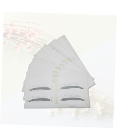 Beavorty 36 Pcs 48 Diy Eyebrow Stencil Eyebrow Grooming Stencils Non Woven Quick Eyebrow Sticker Card - Buy Online on SooperMarket.com