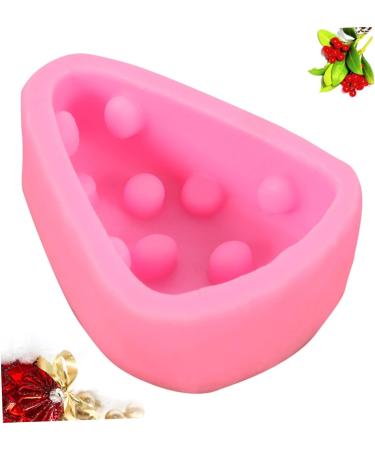 MAGICLULU Soap Mold Triangle Mold Sushi Mold Maker Capacillos para Cupcake Silicone Baking Molds Silicone Cheese Mold Cookie Mold Silicone Candy Mold Cakes Chocolate France 3D Pink - Buy Online on SooperMarket.com