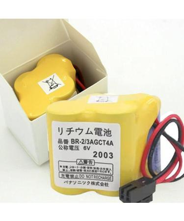WELLVEUS 10 Pack BR-2/3AGCT4A 6V Battery for Fanuc A98L-0031-0025 | 4400mAh Black Connector - Fast International Shipping - Buy Online on SooperMarket.com