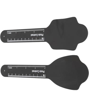 2Pcs Intraoral Photo Contraster Dental Background Board Orthodontic Photographic Contraste Long Handle Ral Photo Background Board with Scale - Buy Online on SooperMarket.com