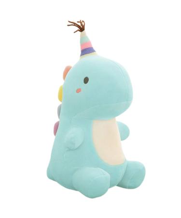 N /C Cartoon Dinosaur Plush Doll Cute Kids Stuffed Toys Animal Plush Toy Pillows Perfect Present for Children Adults (Blue 15cm*23cm) Blue 15cm*23cm