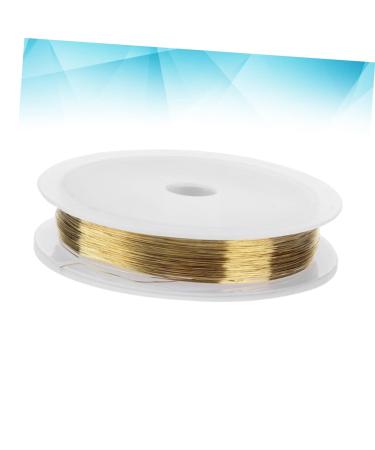Healeved 3pcs Copper Wire Bead Stringing Wire Metal Material Metal Beading Wire Hand Decor Diy Jewelry Beading Wire for Jewelry Metal Bracelet Wire Flexible Beading Wire General Crafts Nail Goldenx3pcs mediumx3pcs - Buy Online on SooperMarket.com