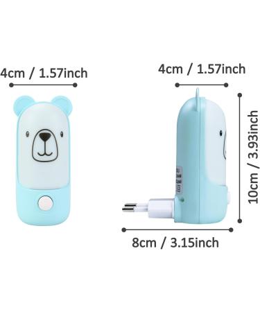 Buy Wetry Night Light Socket for Kids - Sleep Aid Wall Light for Babies Cute Bear & Mouse Design Ideal for Newborns - Buy Online on SooperMarket.com