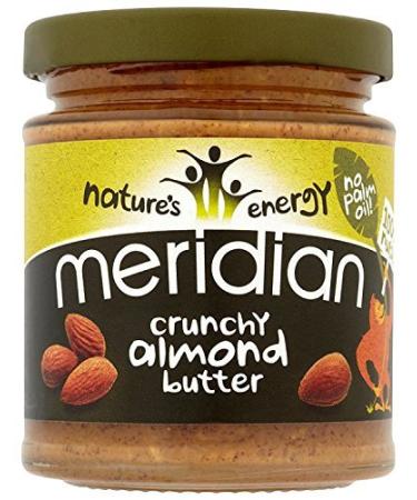 Meridian Foods Almond Butter Crunchy 100% Nuts 170g