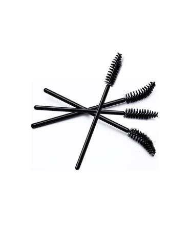 SINEN 50 PCS Disposable Eyelash Brush Kit for Makeup - Black Mascara Brushes for Eye Lashes Extension and Eyebrow Makeup - Buy Online on SooperMarket.com