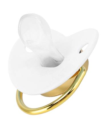 Bling Baby Pacifier | Healthy & Practical Silicone Baby Pacifier for Home Use - White - Buy Online on SooperMarket.com