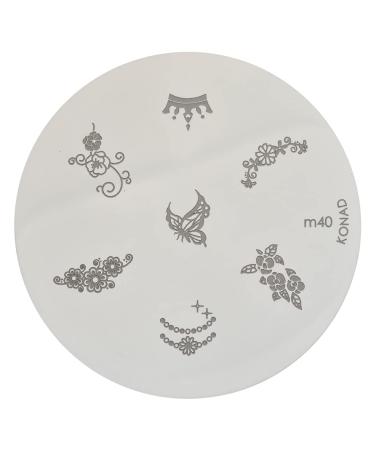 Konad stencil stamping stamping stencil M40