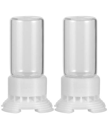 Yardwe Ant Water Feeders 2pcs Ant Mini Liquid Feeder Plastic Transparent Bird Water Dispenser Ant Breeding Containers Nest Ant Farm House for Ant