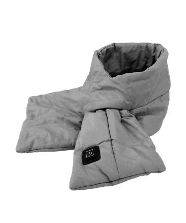 Trisar Heating Scarf Easy to Clean Adjustable Comfortable Electric Heating Scarf for the Office Gray