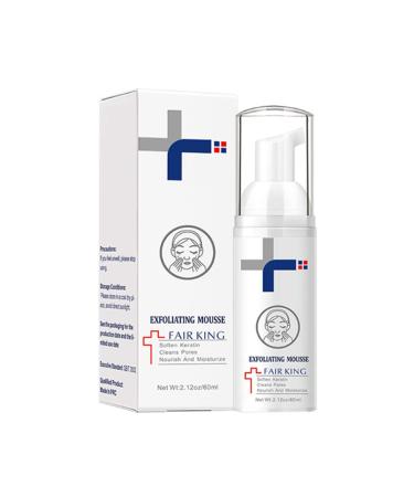 Facial Mousse Exfoliating Peeling Gel - Deep Clean & Moisturizing Face Scrub for All Skin Types - 60ML - Buy Online on SooperMarket.com