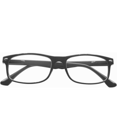 TBOC Reading Glasses +2.00 - Stylish Matt Black Reading Aid for Men & Women - Ideal for Seniors & Digital Devices - Presbyopia Support (1 Pack) - Buy Online on SooperMarket.com
