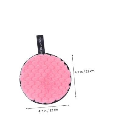 NOLITOY 6pcs Fluffy Makeup Remover Pads | Plush Round Cleaning Puffs for Eye & Face Makeup | Soft Powder Sponge Towels - Buy Online on SooperMarket.com