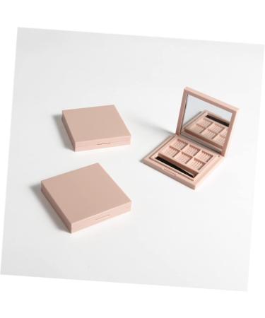 BELLIFFY 2pcs Empty Eyeshadow Palette Makeup Highlighter Empty Eyeshadow Dish Highlighters Blush Palette Pink - Buy Online on SooperMarket.com