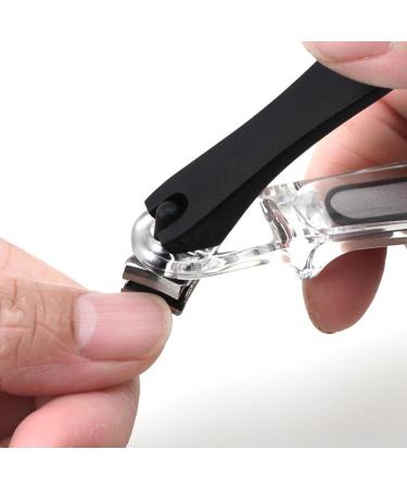 Dajidafu 360-Degree Rotary Stainless Steel Lightweight Sharp Toenail Clippers Waterproof Labor-saving Nail File Manicure Tool Men Red - Buy Online on SooperMarket.com